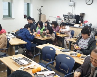 명지대학교 사회복지대학원 원우회 프로그램 도시락후원