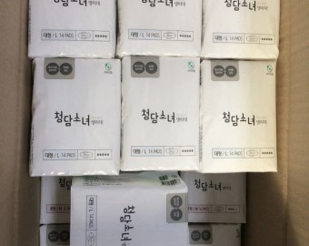 청담소녀 생리대 후원