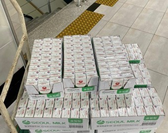 서울우유협동조합 북아현고객센터 멸균우유200ml 504개 후원