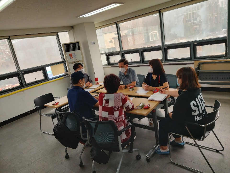 2020년 야간순회방문서비스 돌보미 7월 모임